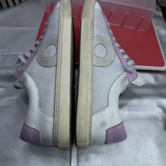 (A7) Oliver Cabell -leather Sneakers Women's in Swift-White,Pink, Size 42/11US. - Picture 7 of 13